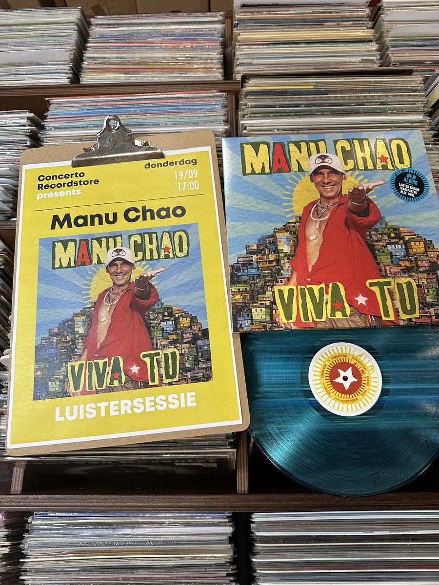 De man achter de hits Me Gustas Tu, Bongo Bong en Clandestino komt na 15 jaar weer met een album. En morgen kan je bij ons “Viva Tu” van <a href="/manuchao/">Manu Chao</a> voor het eerst horen en ook aanschaffen! 

#manuchao #vivatu