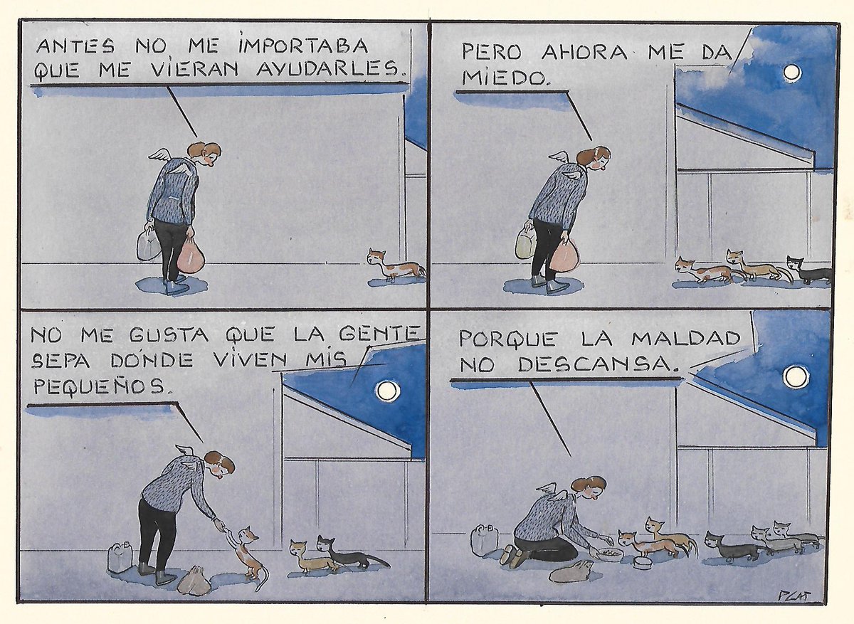 pacocatt's tweet photo. Mi viñeta de hoy. Rem.
Se comprende. https://t.co/FcRPqSLACl