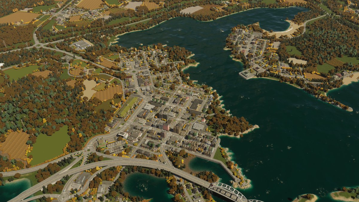 Some of my favourite built up areas in #CoralReeches #CitiesSkylines #CitiesSkylinesII