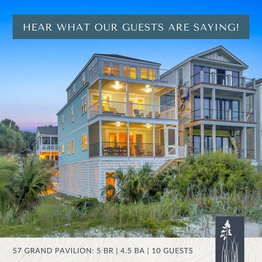SweetgrassProp's tweet photo. Experience oceanfront elegance at 57 Grand Pavilion. This recently renovated, 3-floor, 5-bedroom, 4.5-bathroom home offers panoramic views of the Atlantic, best enjoyed from its 3 spacious porches. 

https://t.co/yBNl5cZYA0 

#SweetgrassProperties #IsleOfPalms #BeachVacation https://t.co/fsqwluOGmS