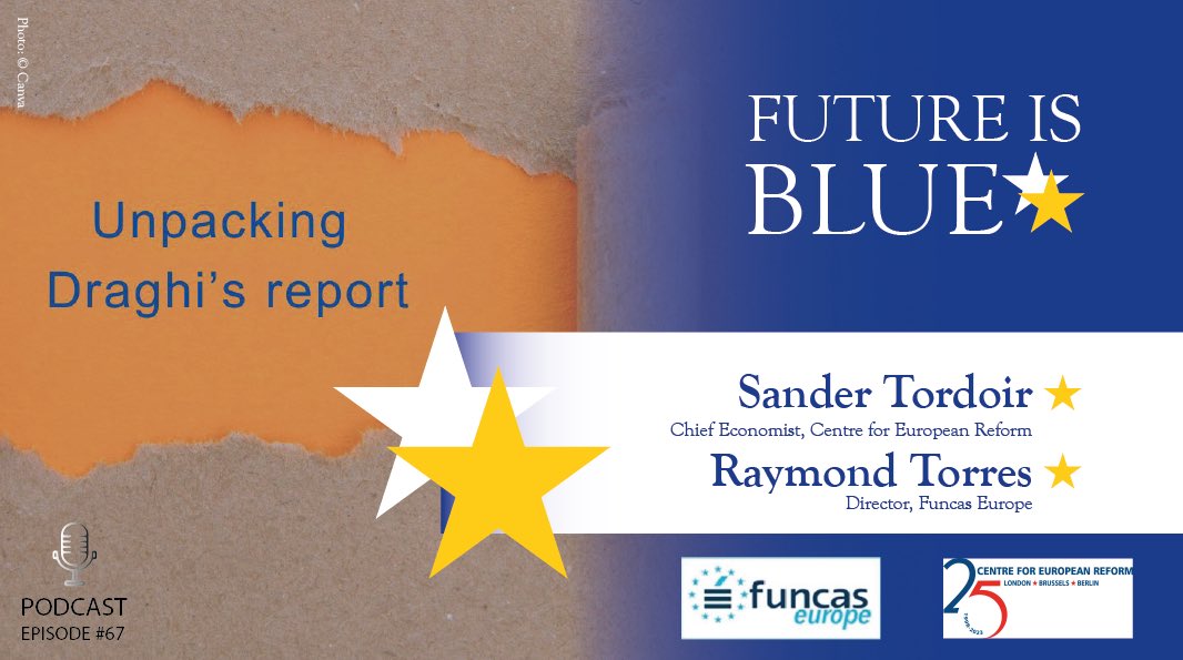 🚨 New episode! Join us as we dive into Draghi's report with insights from <a href="/SanderTordoir/">Sander Tordoir</a> and <a href="/RaymondTorres_/">Raymond Torres</a> . We talk about bold reforms, innovation gaps, and what it will take for the EU to stay in the global race. Don't miss it!  🌍 #DraghiReport 

👉🏽share.transistor.fm/s/522ae042