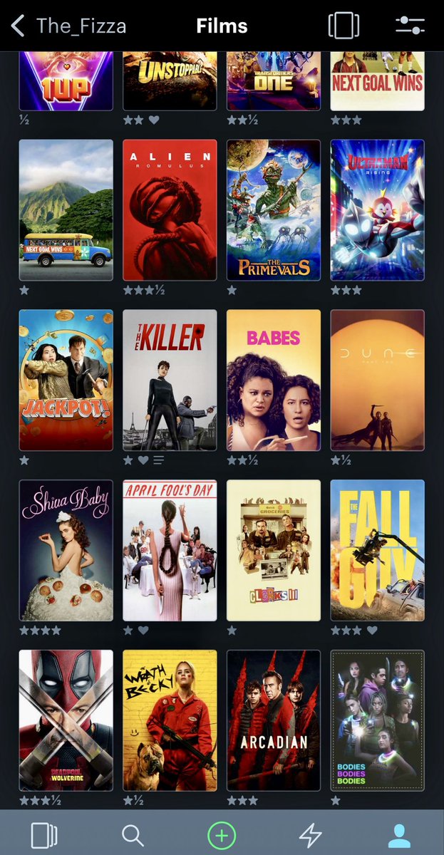 The_Fza_'s tweet image. #ShortReviews #Subjective
#Ratings #Stars #Hearts #Likes #MovieWatchingProblem
#SomeMoviesIveRecentlyWatched
#Unstoppable a wild ride #TransformersOne AI written but a good time #AlienRomulus learned from PREY #UltramanRising #ShivaBaby #FallGuy #ARCADIAN #DeadpoolAndWolverine