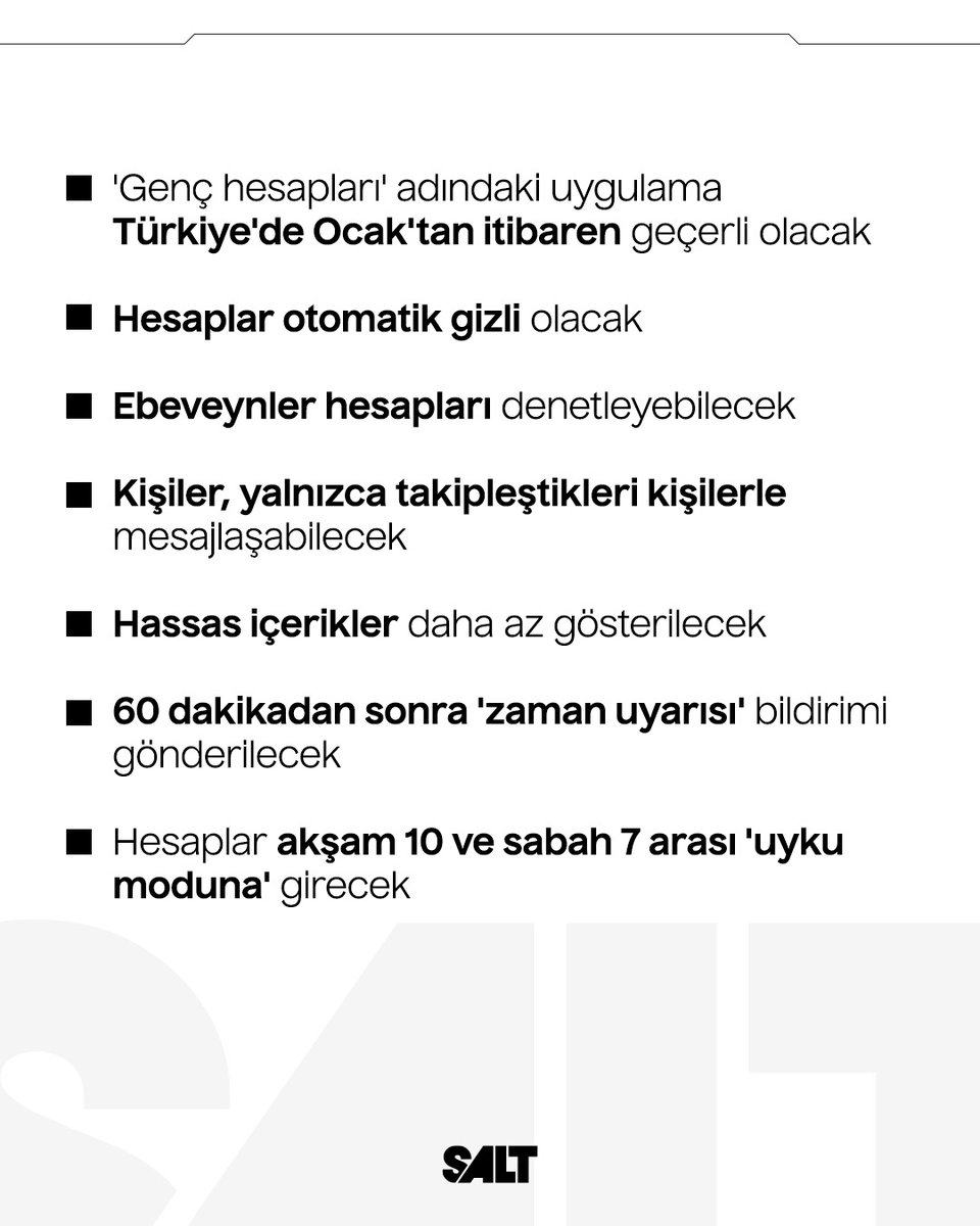 saltokunurgzt's tweet image. Dünyada ve Türkiye&apos;de sosyal medyanın 18 yaş altı kullanıcılar üzerindeki etkileri uzun süredir tartışma konusu📱
Durumun farkında olan Meta, Instagram&apos;ın 18 yaş altı kullanıcıları için yeni kısıtlamalar getirmeye hazırlanıyor👪

#instagram #kısıtlama #18yaş #saltokunur