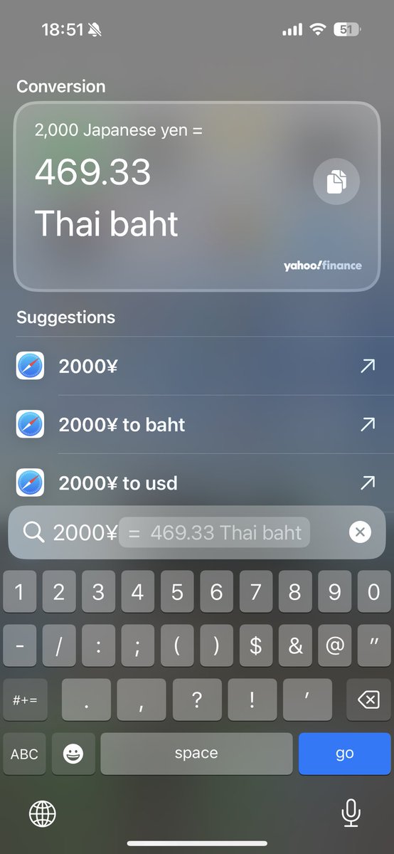 BambooGi210's tweet image. พ้มที่แปลงค่าเงินในไอโฟนด้วยวิธีนี้มาตลอด…