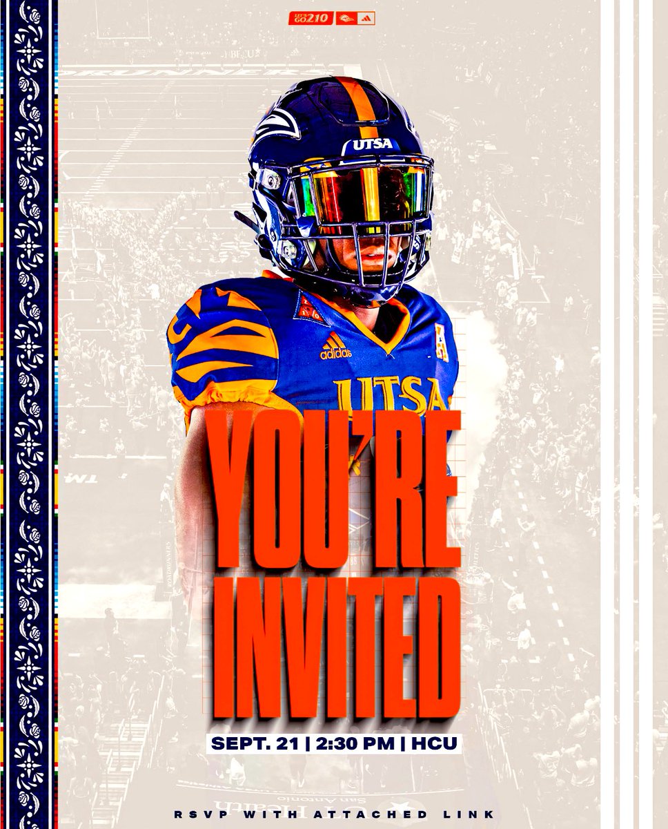 ElvisEstradaQB1's tweet image. Thank you UTSA! 
Excited to see the Roadrunners in action this Saturday! 🔥 #BirdsUp #GoRoadrunners @CoachTPMiller
