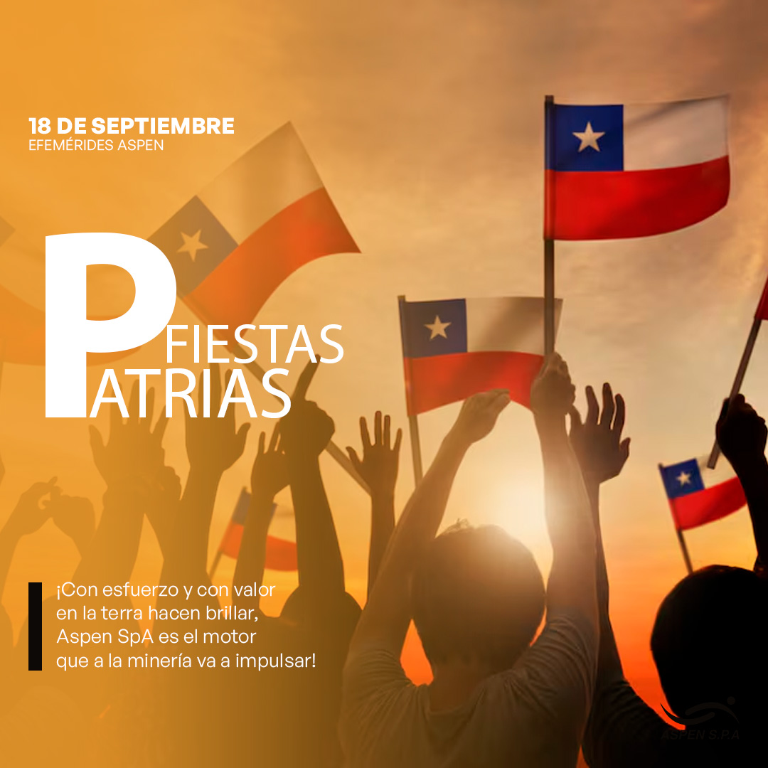 spa_aspen's tweet photo. 🇨🇱En estas #FiestasPatrias, queremos destacar su dedicación y esfuerzo, especialmente en nuestro trabajo en faena.

👏🏽Que esta celebración no solo sea una oportunidad para honrar tradiciones, sino también para renovar la energía y avanzar como equipo. ¡Feliz, #18DeSeptiembre! https://t.co/DEDBD9x1tW