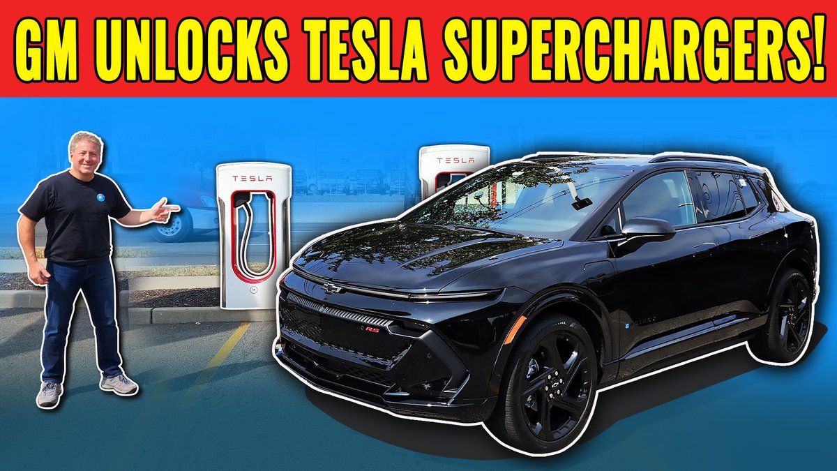 tommolog's tweet image. It may have taken a while, but General Motors EVs finally have the key to the kingdom, beginning today. 
youtube.com/watch?v=658i-P…