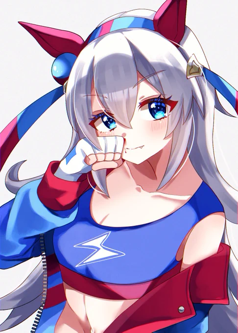 稲妻#ウマ娘  #タマモクロス (流血表現注意) 