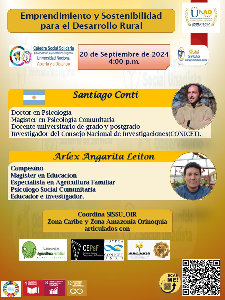 El OIR de las Regiones UNAD tweet media