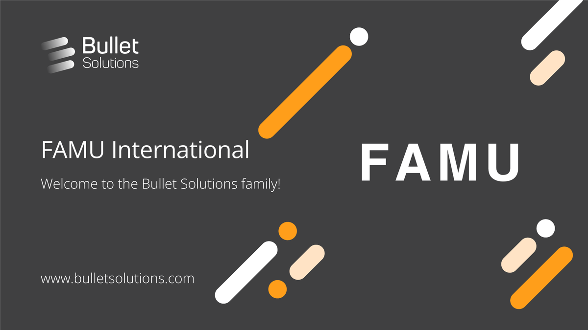 bulletsolutions's tweet image. We are very proud to welcome @famucz  to the @bulletsolutions' family!
Surely the timetabling and scheduling processes will be dramatically optimized and will strongly impact success!
hashtag#Timetabling
hashtag#scheduling
hashtag#university