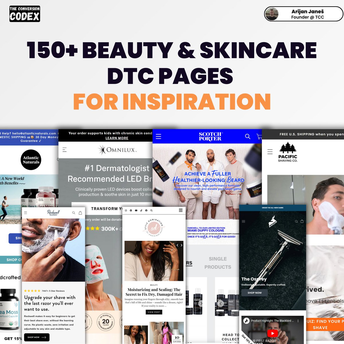 This Figma file has 150+ skincare DTC pages.

My design team studies them over and over.

We've learned how top-tier skincare brands:

-&gt; Position their core customer messaging
-&gt; Use imagery to increase perceived product value
-&gt; Structure their pages to keep customers in the