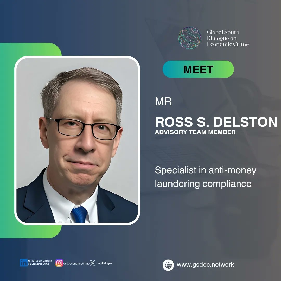 on_dialogue's tweet photo. Meet our esteemed Advisory Team! Swipe to learn about the experts guiding our work in financial crime, policy research, and economic development. #Gsdec #AdvisoryBoard #FinancialCrime #PolicyExperts https://t.co/wIeKrFBUk1