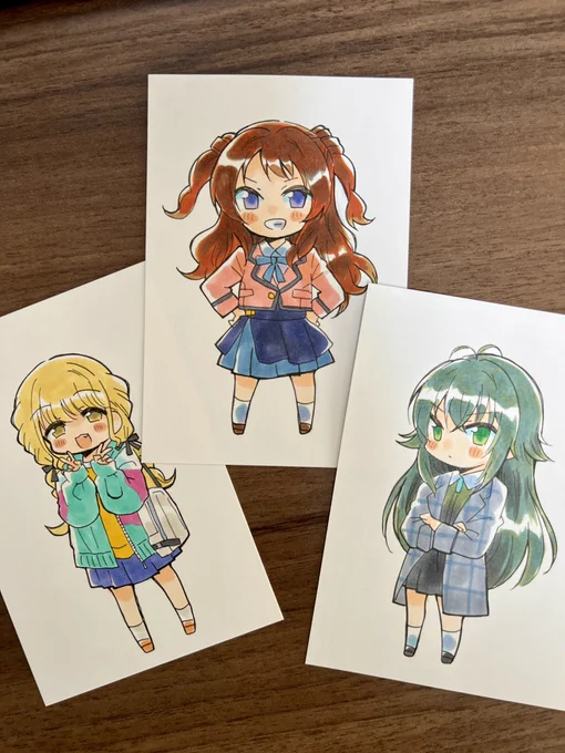 ぷちな学マスちゃんたち!( ' ▽ ` )描きました!