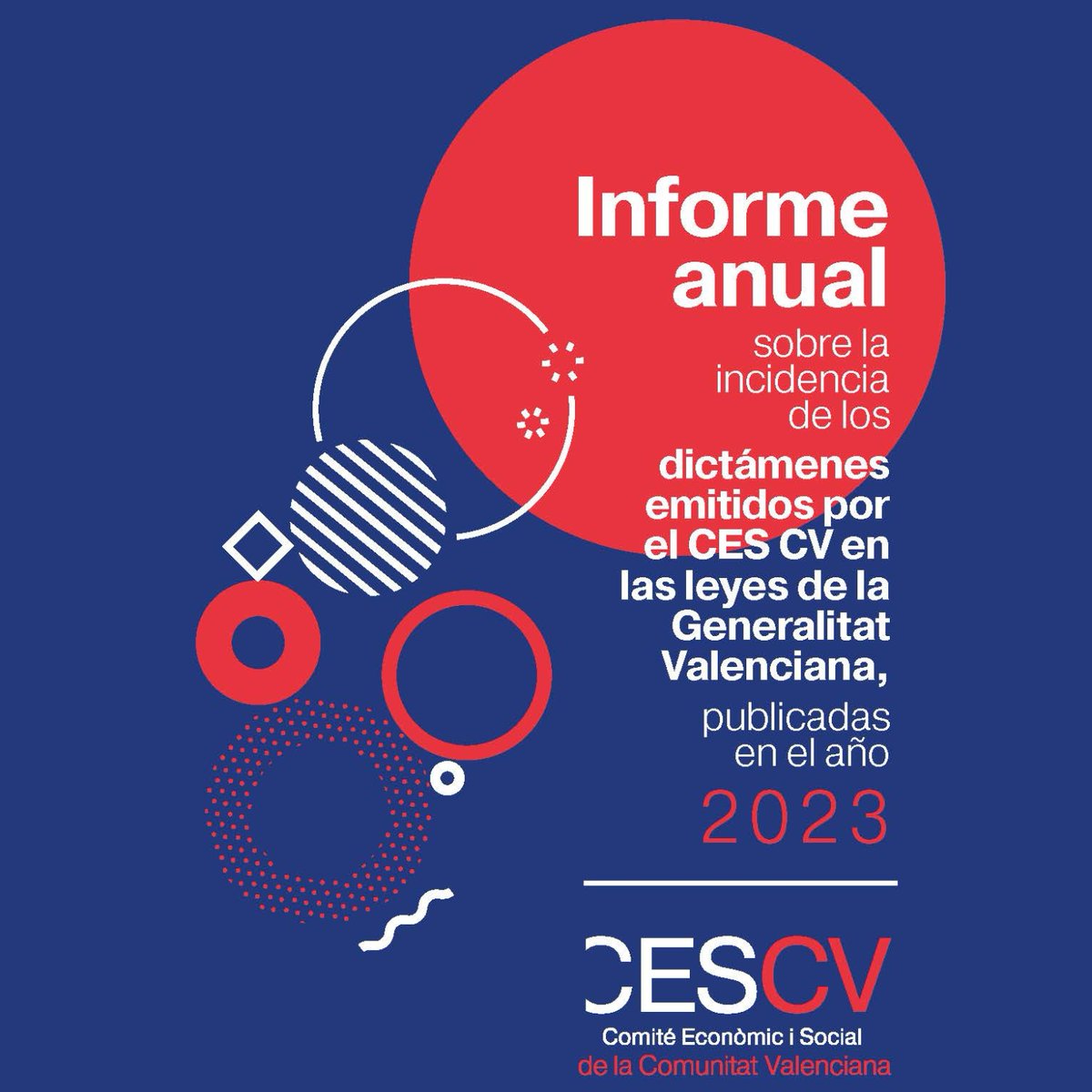 📢 Se han publicado los Informes anuales sobre la incidencia de los dictámenes emitidos por el CES CV en las leyes de la Generalitat Valenciana correspondientes a los años 2022 y 2023. 

👉 📄 ces.gva.es/es/contenido/d…