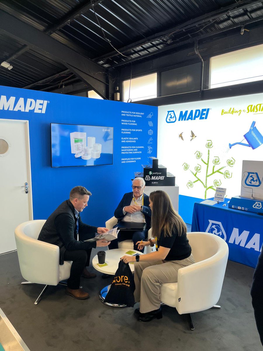profilpasuk's tweet photo. What a fantastic few days we've had over in Harrogate at The Flooring Show!
Thank you to everyone that stopped by to watch our demos, play our buzz wire game, or to just say hello.
We'll see you soon!
#Profilpas #Mapei #TheCompleteSolution #Flooring #Event #Profiles #Demos https://t.co/668xdABmil