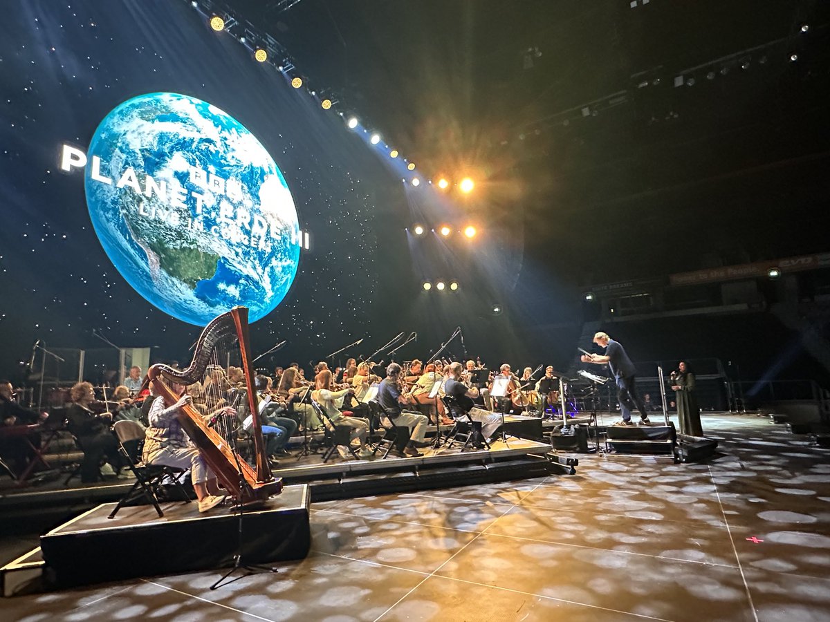 rehearsals starting for the #planetearth3live concerts: wembley and manchester 5th 6th oct