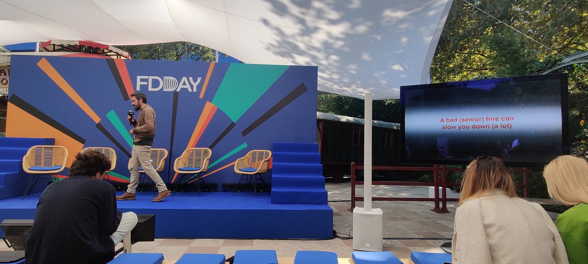 StanHintzy's tweet image. Fantastic talk by Jordi Romero, CEO of @FactorialEs about "growing from 10 to 1000 employees in 4 years" at #FDD