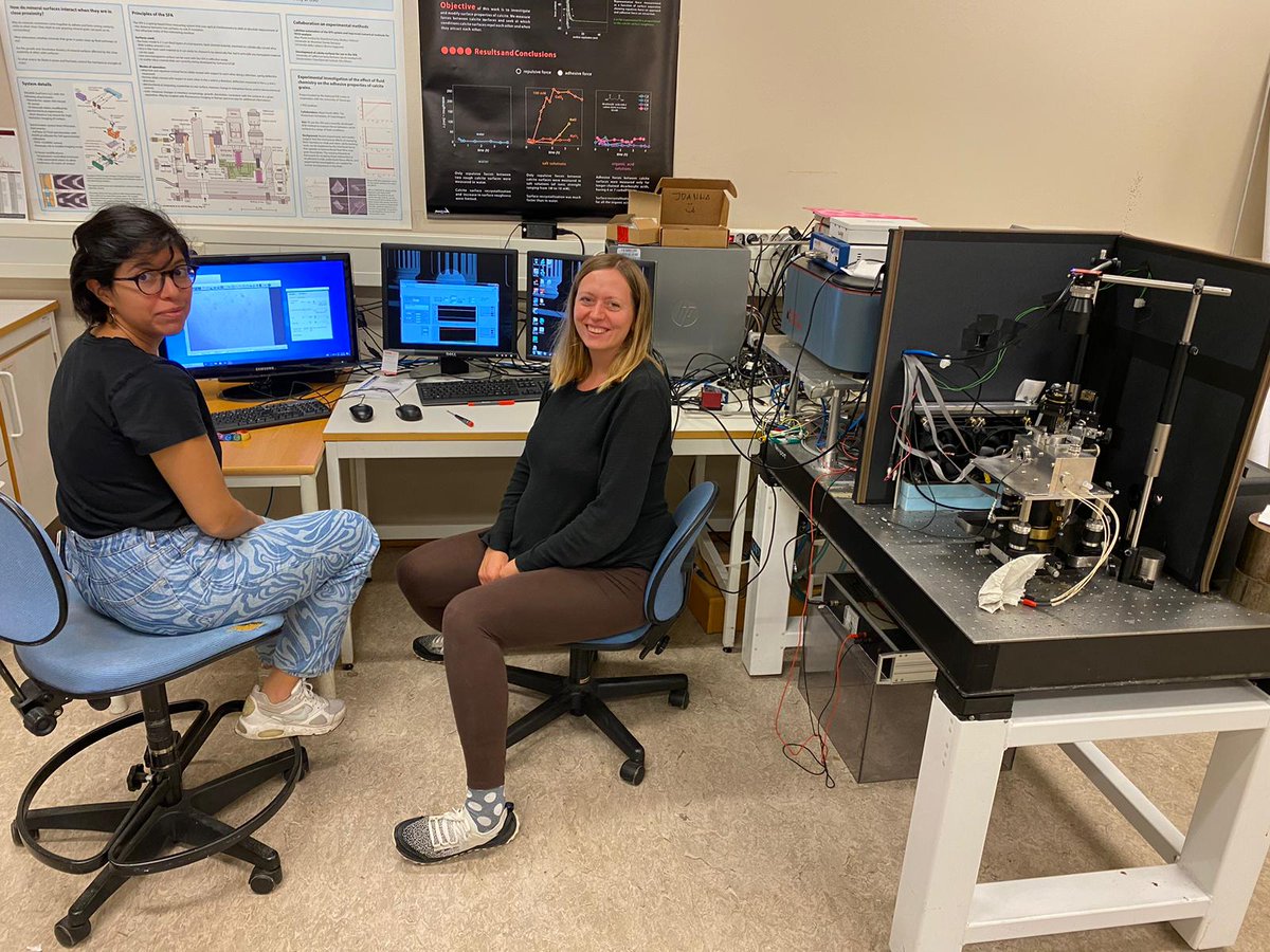 Joanna Dziadkowiec (@joannadziad) on Twitter photo It was a pleasure hosting @AndreaBillarent from <a href="/UUEarthSciences/">Earth Sciences - Utrecht University</a> at <a href="/NjordUiO/">Njord Univ. of Oslo</a> for the past month to work on a pressure solution of quartz with a surface force apparatus. I am looking forward to the findings of this study! It was a pleasure hosting @AndreaBillarent from <a href="/UUEarthSciences/">Earth Sciences - Utrecht University</a> at <a href="/NjordUiO/">Njord Univ. of Oslo</a> for the past month to work on a pressure solution of quartz with a surface force apparatus. I am looking forward to the findings of this study!