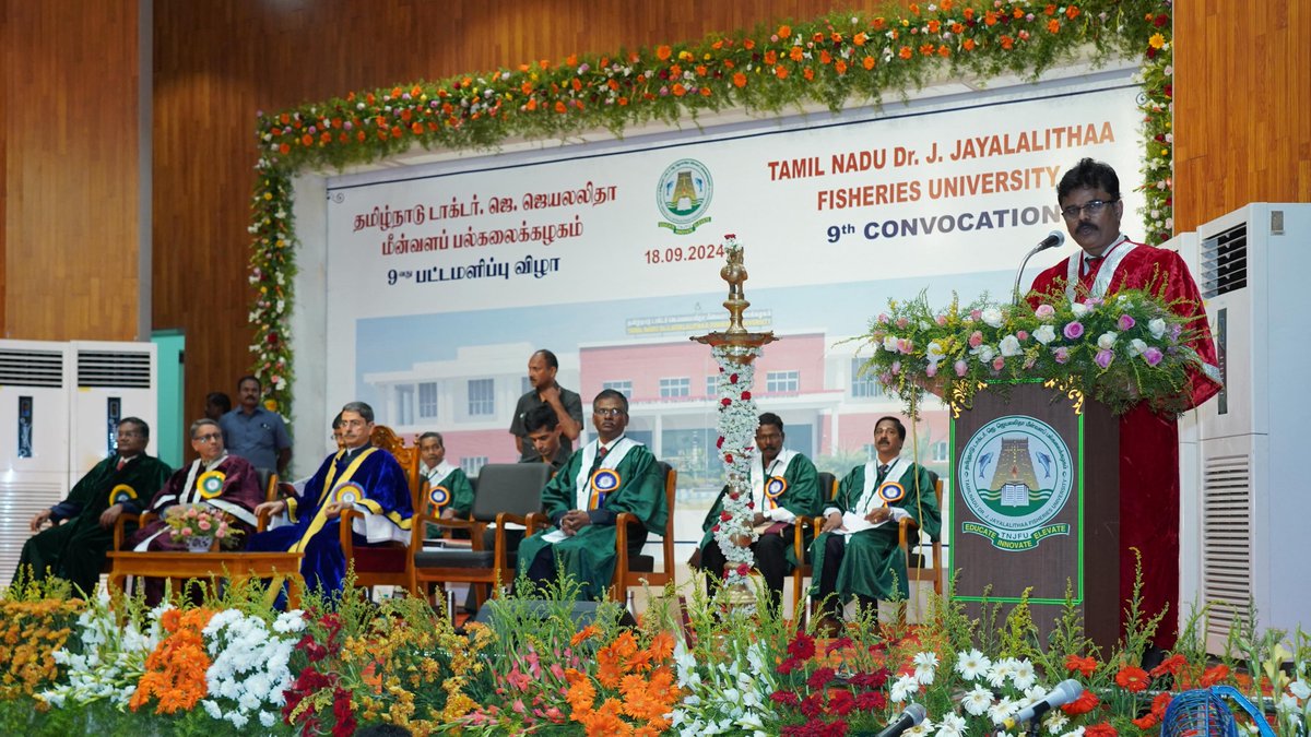 Tamil Nadu Dr.J.Jayalalithaa Fisheries University tweet media