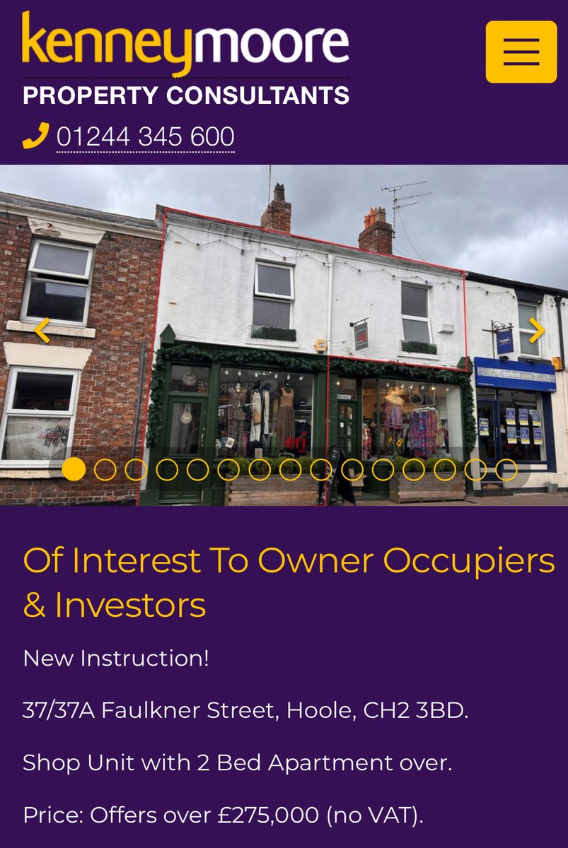 kenneymoore.co.uk/properties/hoo…

SHOP &amp; FLAT FOR SALE!
Business (erj boutique) not affected.
#chesterproperty 
#chesterestatesgent 
#commercialproperty 
#shopforsale 
#flatforsale 
#investmentopportunity 
#lifestylemove 
#smallbusiness 
#liveaboveshop 
#hoole
#chester
#chestertweets