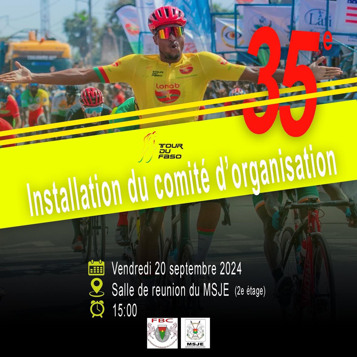 Installation du comité d’organisation de la 35e édition ce vendredi 20 septembre. #TDF35
