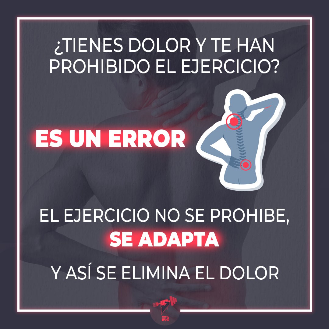 Tras una lesión, la mejor manera de rehabilitar es reincorporando el movimiento tan pronto como sea posible.

Si sufres dolo crónico, por ejemplo de espalda, el movimiento es la terapia más eficaz para reducirlo.

En resumen, el movimiento no se prohíbe, se adapta, y de esta