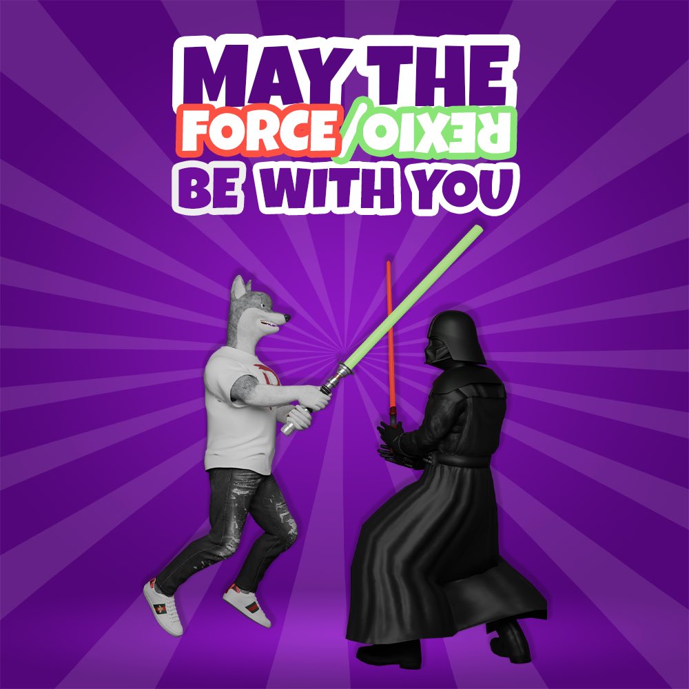 rexio_coin's tweet photo. MAY THE FORCE/ $REXIO BE WITH YOU! 😎

#crypto #btc #crupotmeme https://t.co/Nu8vLd76sM