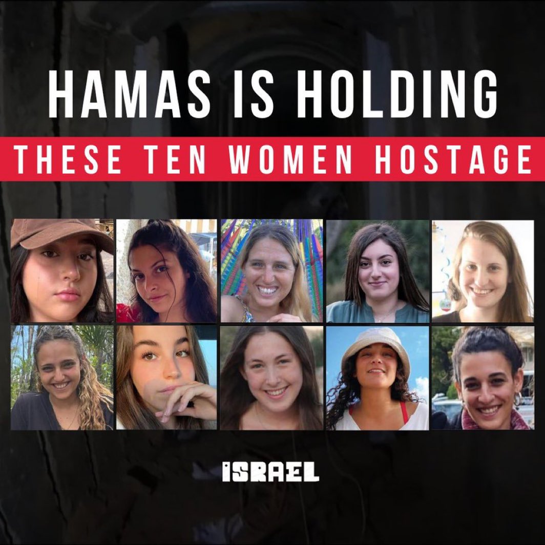 Israel's tweet photo. Never stop talking about the hostages. https://t.co/fZfiYNiJTf