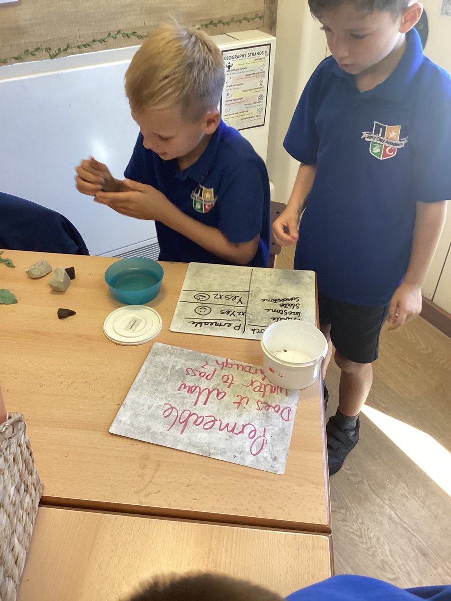 Jerry Clay Academy (@jcawakefield) on Twitter photo Year 3 have enjoyed finding out about properties of rocks in Science. We completed an experiment where we checked the density, permeability and durability of each rock. <a href="/JCA_Science/">Jerry Clay Academy Science</a> Year 3 have enjoyed finding out about properties of rocks in Science. We completed an experiment where we checked the density, permeability and durability of each rock. <a href="/JCA_Science/">Jerry Clay Academy Science</a>