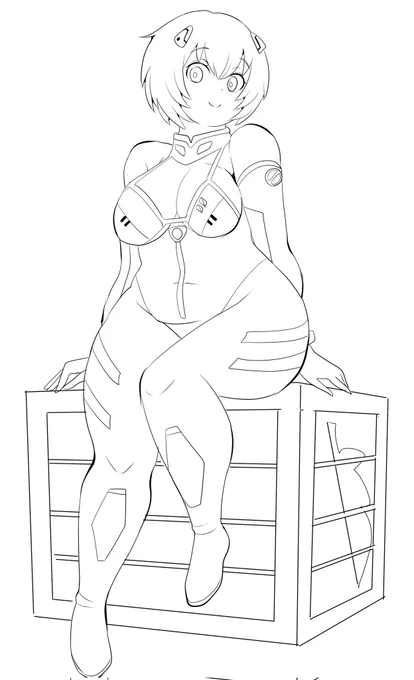 塗り絵チャレンジ用波レイ 