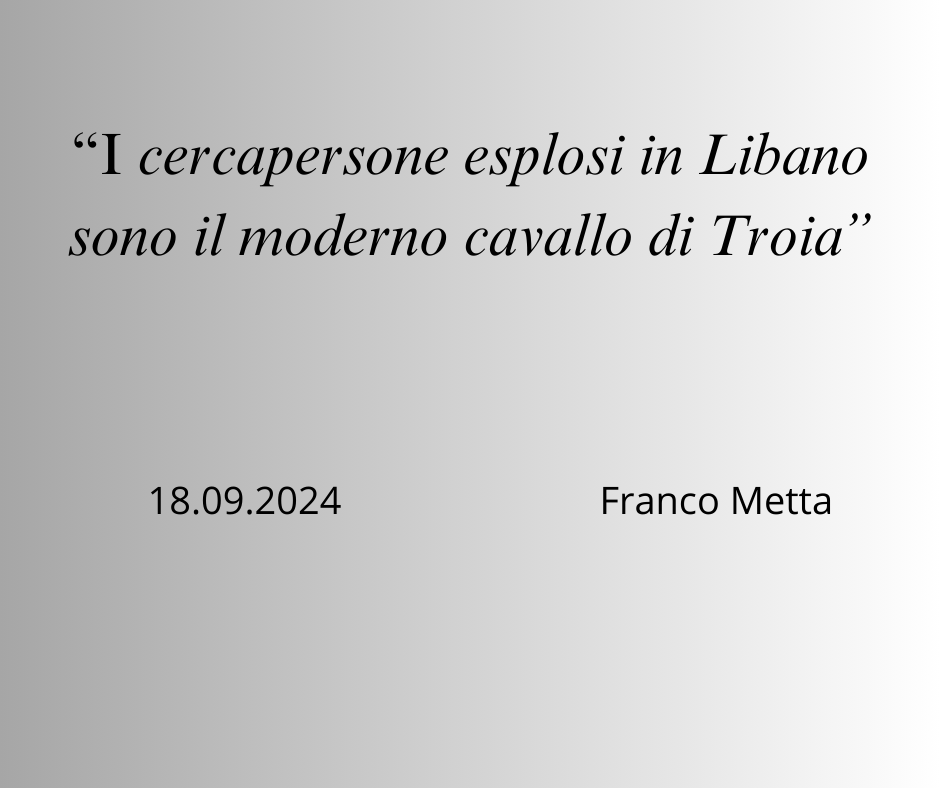 franco_metta's tweet photo. Riflessione #hezbollahpagers #hezbullah https://t.co/GxwRDQbVCG