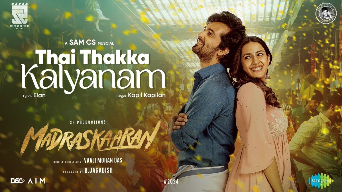 VijaySethupathi (@vijaysethuoffl) on Twitter photo Launching #Thaithakkakalyanam the first single from #Madraskaaran.
youtu.be/migpPHbqMeY?si…
<a href="/SR_PRO_OFFL/">srproductions_official</a> <a href="/SamCSmusic/">𝐒𝐀𝐌 𝐂 𝐒</a> <a href="/elann_t/">Elan</a> <a href="/KapilKapilan_/">KAPIL KAPILAN</a> #Abarna <a href="/ShaneNigam1/">Shane Nigam</a> <a href="/KalaiActor/">Kalaiyarasan</a> <a href="/IamNiharikaK/">Niharika Konidela</a> <a href="/Aishwaryadutta6/">Aishwaryaa dutta</a> <a href="/vaali_mohandas/">வாலி மோகன் தாஸ்</a> #Karunas #actor_sharan <a href="/prasannadop/">Prasanna s kumar</a> <a href="/santhoshchoreo/">Santhosh</a> Launching #Thaithakkakalyanam the first single from #Madraskaaran.
youtu.be/migpPHbqMeY?si…
<a href="/SR_PRO_OFFL/">srproductions_official</a> <a href="/SamCSmusic/">𝐒𝐀𝐌 𝐂 𝐒</a> <a href="/elann_t/">Elan</a> <a href="/KapilKapilan_/">KAPIL KAPILAN</a> #Abarna <a href="/ShaneNigam1/">Shane Nigam</a> <a href="/KalaiActor/">Kalaiyarasan</a> <a href="/IamNiharikaK/">Niharika Konidela</a> <a href="/Aishwaryadutta6/">Aishwaryaa dutta</a> <a href="/vaali_mohandas/">வாலி மோகன் தாஸ்</a> #Karunas #actor_sharan <a href="/prasannadop/">Prasanna s kumar</a> <a href="/santhoshchoreo/">Santhosh</a>