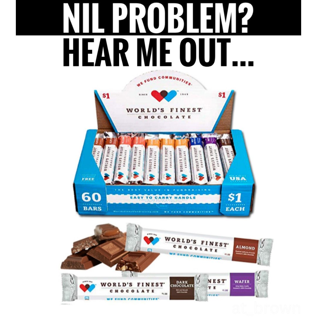 at_brown's tweet photo. I'd buy chocolate from Sam Pittman. https://t.co/GRoxUnnGil