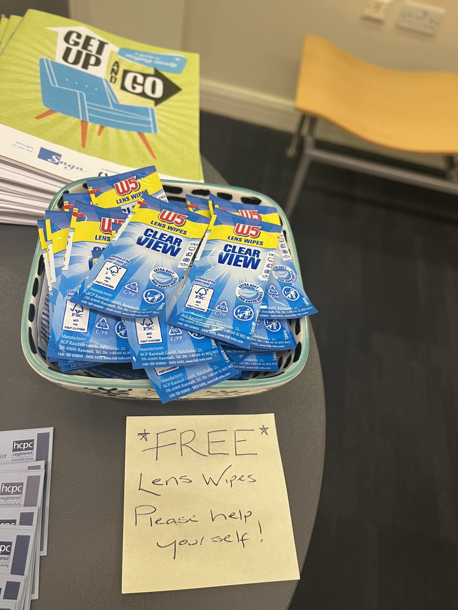 Enjoyable morning at West Bridgford library today for falls awareness wk.

We had quizzes, myth busting, BP checks, 30 sec sit-stand tests, spot the hazards in the home games &amp; everyone likes a freebie - lens wipes all round! 

#fallsawarenessweek2024 #ThinkFalls #BeFallsPrepared