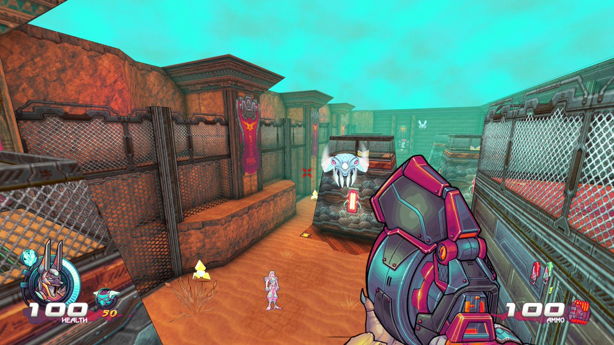Retro_Blazer's tweet photo. 🚀 It's #WishlistWednesday! Take a sneak peek at a brand-new screenshot from RetroBlazer! 🔥
Are you ready to dive into the action? Add us to your Steam Wishlist now and be the first to experience the chaos!🕹️

👉 https://t.co/B5ZQWnjBxa

#IndieDev #BoomerShooter #RetroBlazer #WishlistNow #SteamGames
