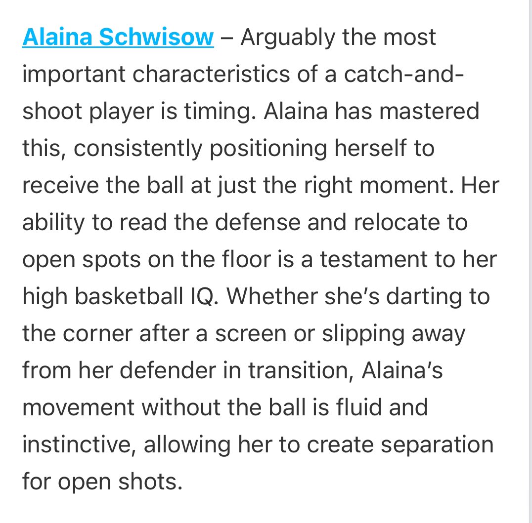 Alaina Schwisow (@alaina_schwisow) on Twitter photo Thank you <a href="/PGHKansas/">Prep Girls Hoops Kansas</a> for the great write up. Loved competing with such talented girls <a href="/I35Showcase_GBB/">I-35 Showcase GBB</a>!
<a href="/CoachjTat/">Jason Tatkenhorst</a> <a href="/PhenomBballSTJ/">PhenomBasketball (St Joe)</a> Thank you <a href="/PGHKansas/">Prep Girls Hoops Kansas</a> for the great write up. Loved competing with such talented girls <a href="/I35Showcase_GBB/">I-35 Showcase GBB</a>!
<a href="/CoachjTat/">Jason Tatkenhorst</a> <a href="/PhenomBballSTJ/">PhenomBasketball (St Joe)</a>