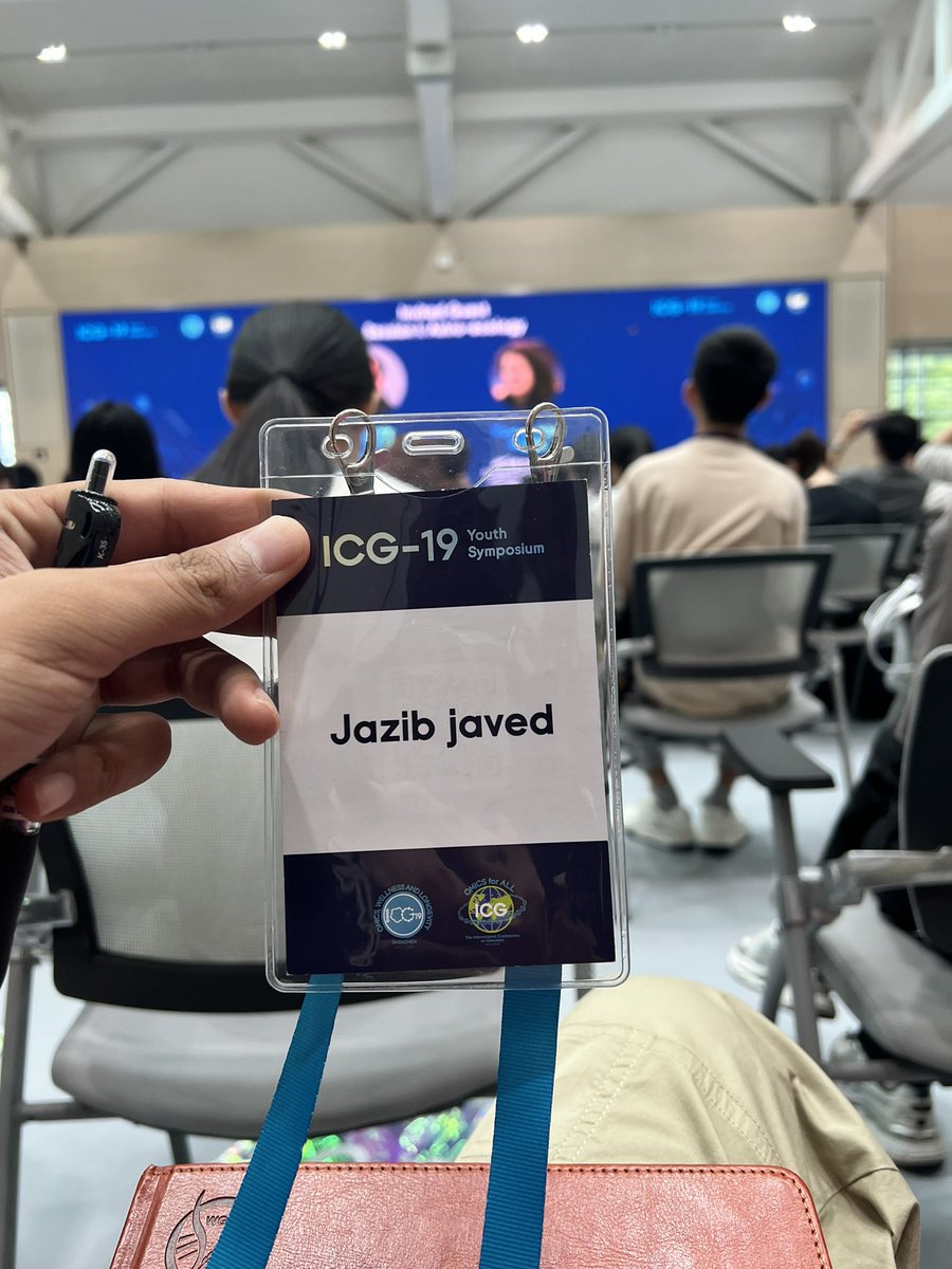 Participated in ICG-19 Youth Symposium at @BGI_Genomics Shenzhen, China 
A very good learning experience.