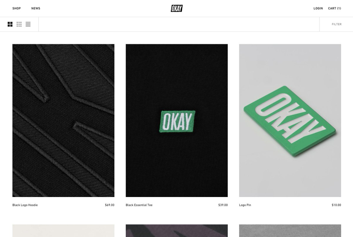 The Okay online store launches tomorrow! Our community gets lifetime discounted access because repping Okay online and IRL together is the first step towards building the world's next iconic lifewear brand.