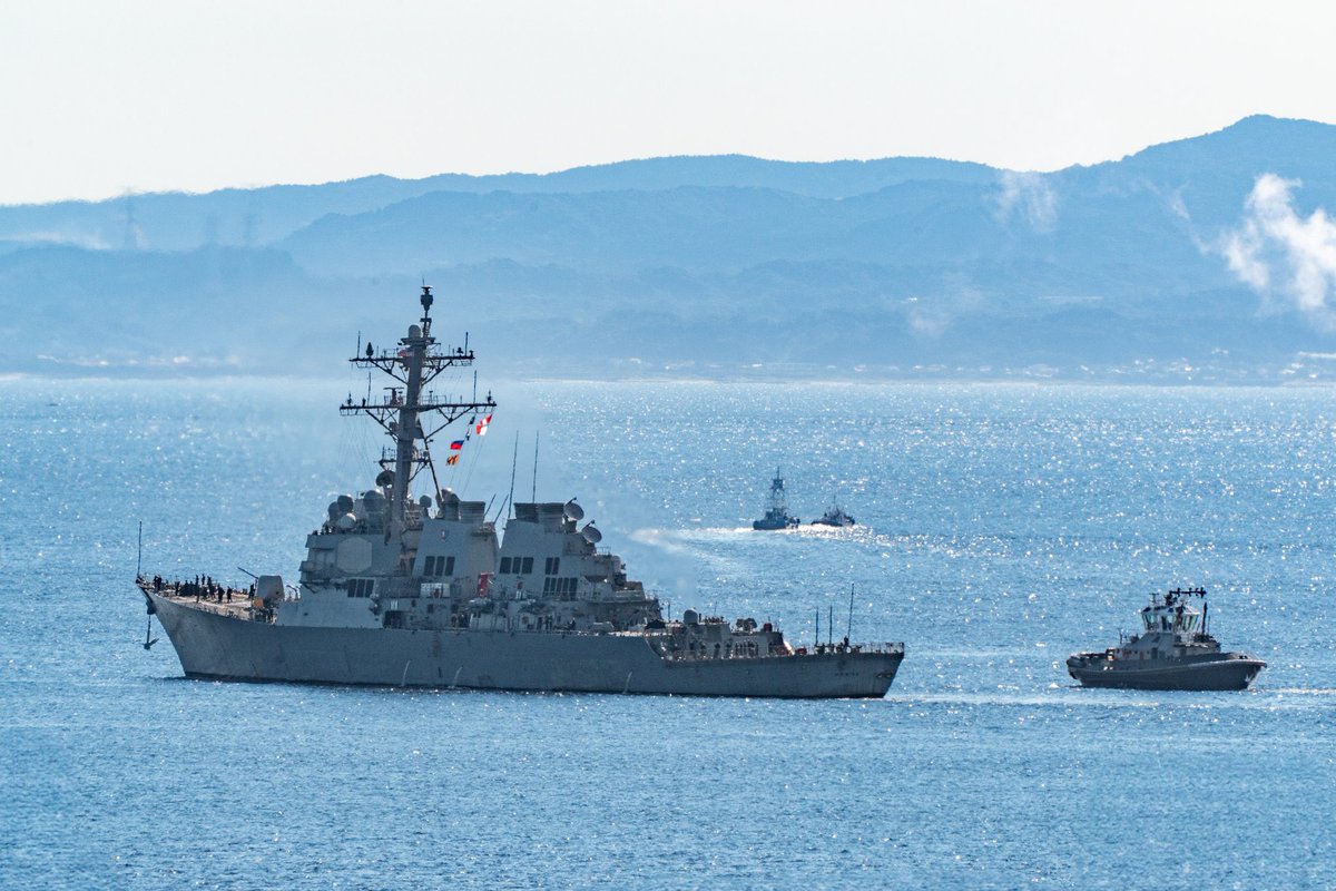 WarshipCam's tweet photo. USS Higgins (DDG 76) Arleigh Burke-class Flight II guided missile destroyer leaving Yokosuka, Japan - September 18, 2024 #usshiggins #ddg76
SRC: TW-@weiqi_xiulang https://t.co/obFt2LEXFA