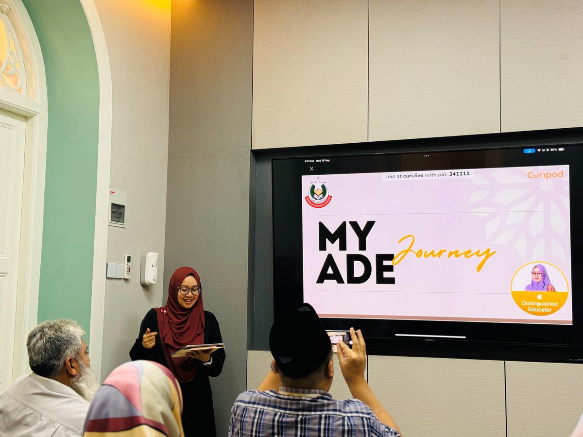 mdm_shu's tweet photo. Blessed to have been given the opportunity to present to guests from MUIS as well as curriculum teams and educators from other madrasahs. https://t.co/0qKoMdUG2b