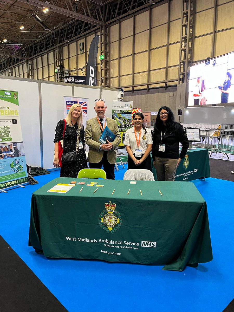 Jasmin and Joey have been busy catching up with our friends and partners at <a href="/emergencyukshow/">The Emergency Services Show</a>. <a href="/OFFICIALWMAS/">West Midlands Ambulance Service #HelpUsHelpYou</a>