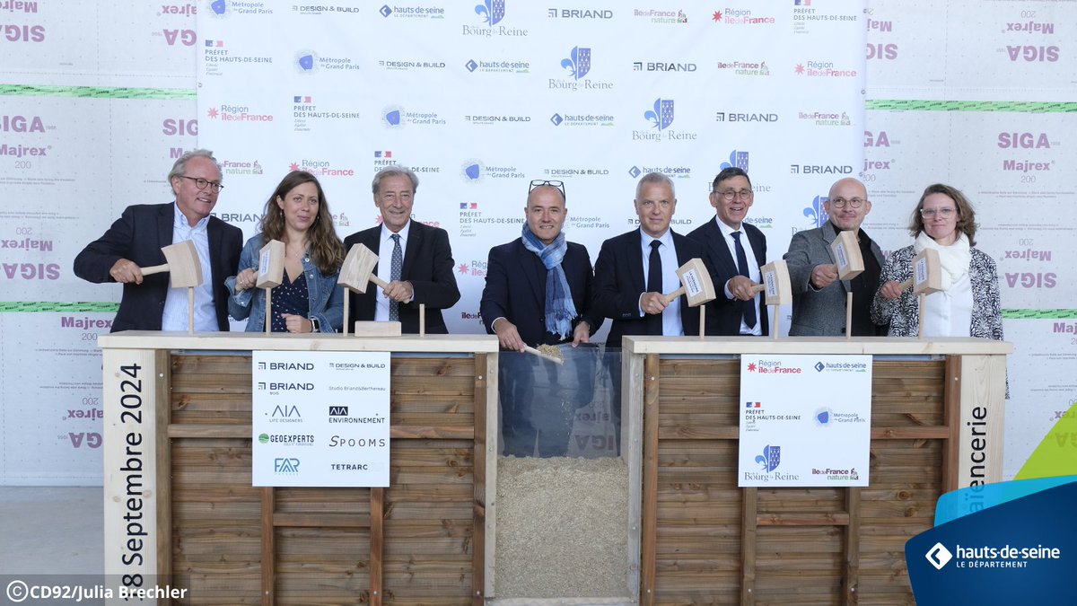Département des Hauts-de-Seine (@hautsdeseinefr) on Twitter photo 🌿Georges Siffredi, Président des #hautsdeseine, était présent pour la pose de la 1ère poutre du campus de l'enfance de la Faïencerie à <a href="/Ville_de_blr/">Bourg-la-Reine</a> pour lequel le Département a participé à hauteur de 8,3M€ pour cet écoquartier qui réunira campus, 160 logements et parc de 8 🌿Georges Siffredi, Président des #hautsdeseine, était présent pour la pose de la 1ère poutre du campus de l'enfance de la Faïencerie à <a href="/Ville_de_blr/">Bourg-la-Reine</a> pour lequel le Département a participé à hauteur de 8,3M€ pour cet écoquartier qui réunira campus, 160 logements et parc de 8