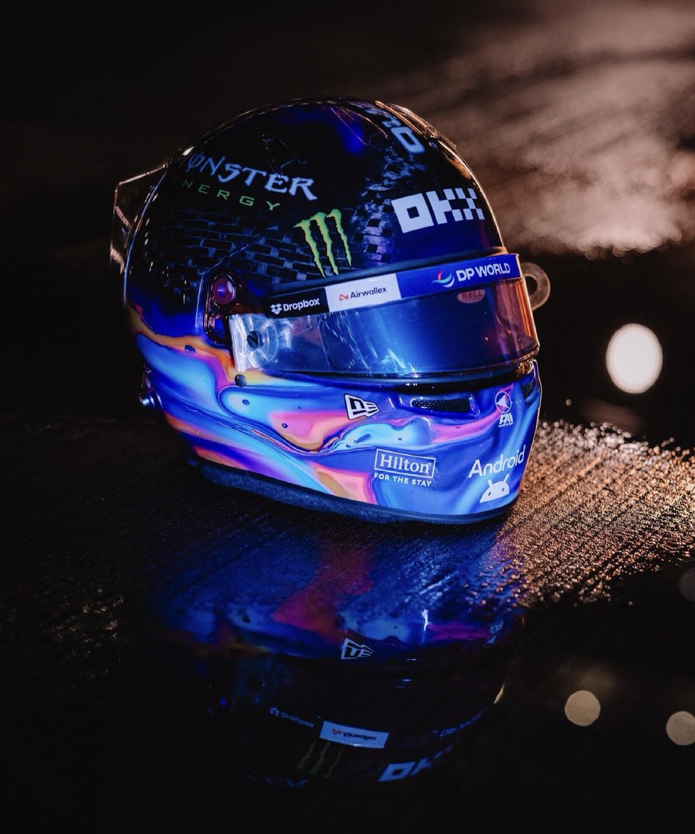 McLarenF1_News's tweet photo. Lando’s special helmet for the Singapore GP 😮‍💨🍭 https://t.co/H2YBmabvUD