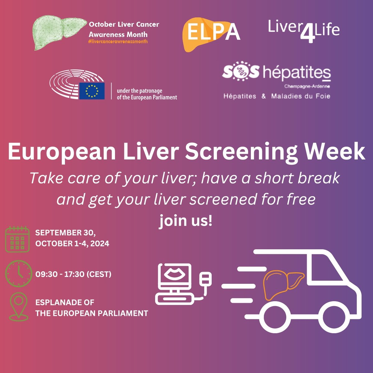 European Liver Patients' Association (@europeliver) on Twitter photo BREAKING NEWS!
We are honored that Roberta Metsola  President of the European Parliament, 🇪🇺 🏛️✨ has granted the European Parliament’s #patronage  to #EuropeanLiverScreeningWeek! 🏛️ 🇪🇺 
Take a moment for yourself—get your liver screened for #FREE and learn how you can protect BREAKING NEWS!
We are honored that Roberta Metsola  President of the European Parliament, 🇪🇺 🏛️✨ has granted the European Parliament’s #patronage  to #EuropeanLiverScreeningWeek! 🏛️ 🇪🇺 
Take a moment for yourself—get your liver screened for #FREE and learn how you can protect