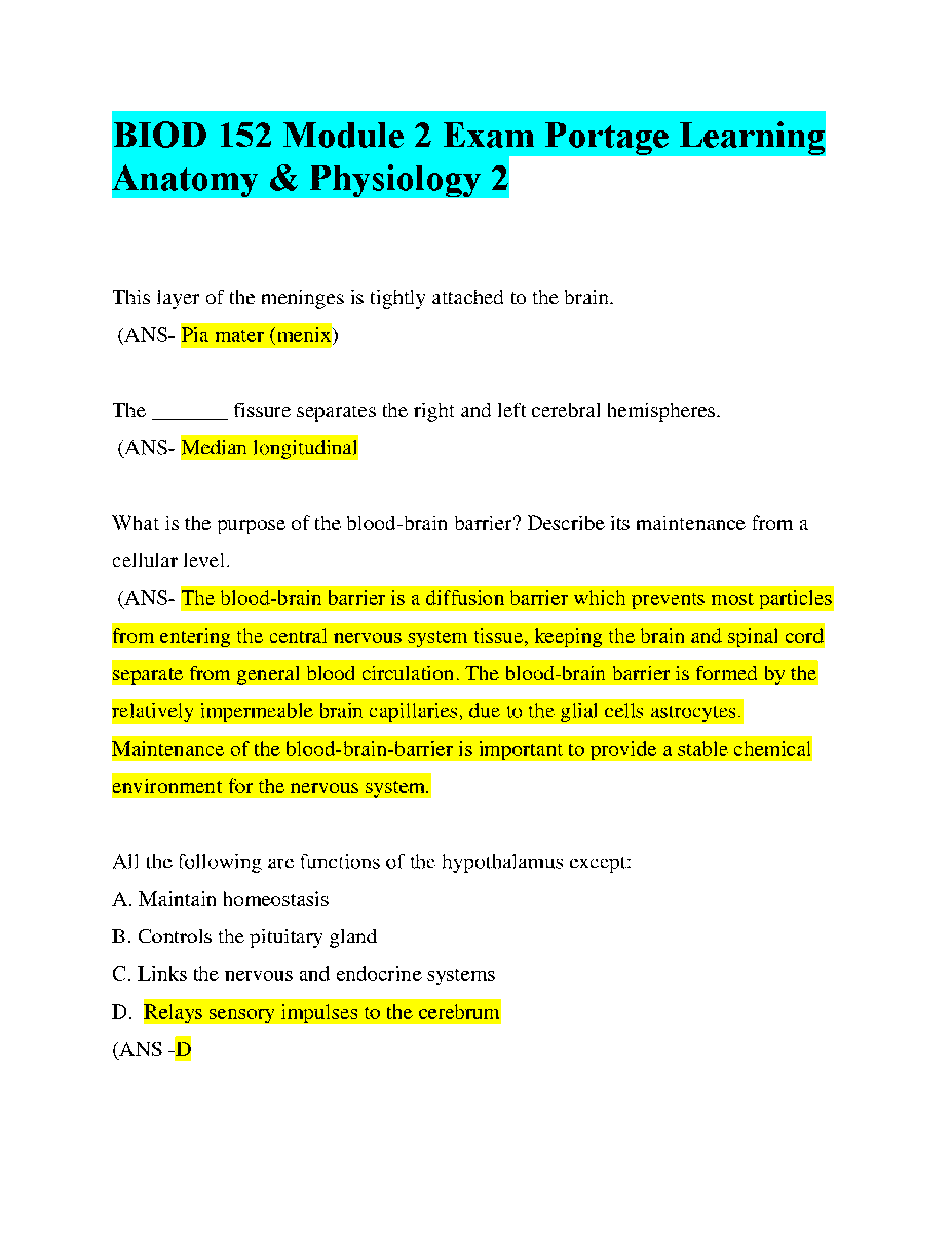 sn4502092's tweet image. hackedexams.com/item/5033/biod…
Biod 152 Module 2 Exam Portage Learning Anatomy Physiology 2 Brand New Rated A
#bio152 #Module2 #Exam #portage #learning #anatomy #physiology #ratedA #BrandNew #hackedexams