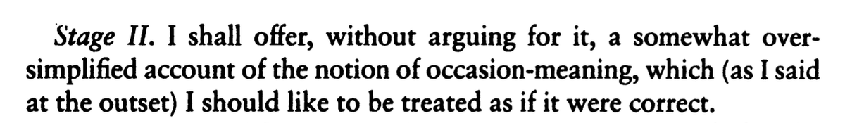 Really feeling Grice's approach to philosophy here