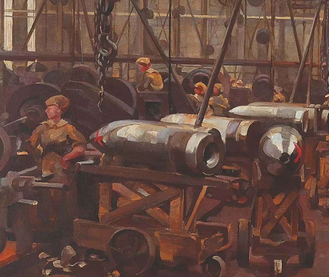 Tate's tweet image. #GetToKnow… Anna Airy 🎨 🏭

Anna Airy was the first woman officially commissioned as a British war artist in 1918. Already a successful painter, Airy was commissioned during the First World War by Imperial War Museums to produce large scale paintings of munitions workers. 

See