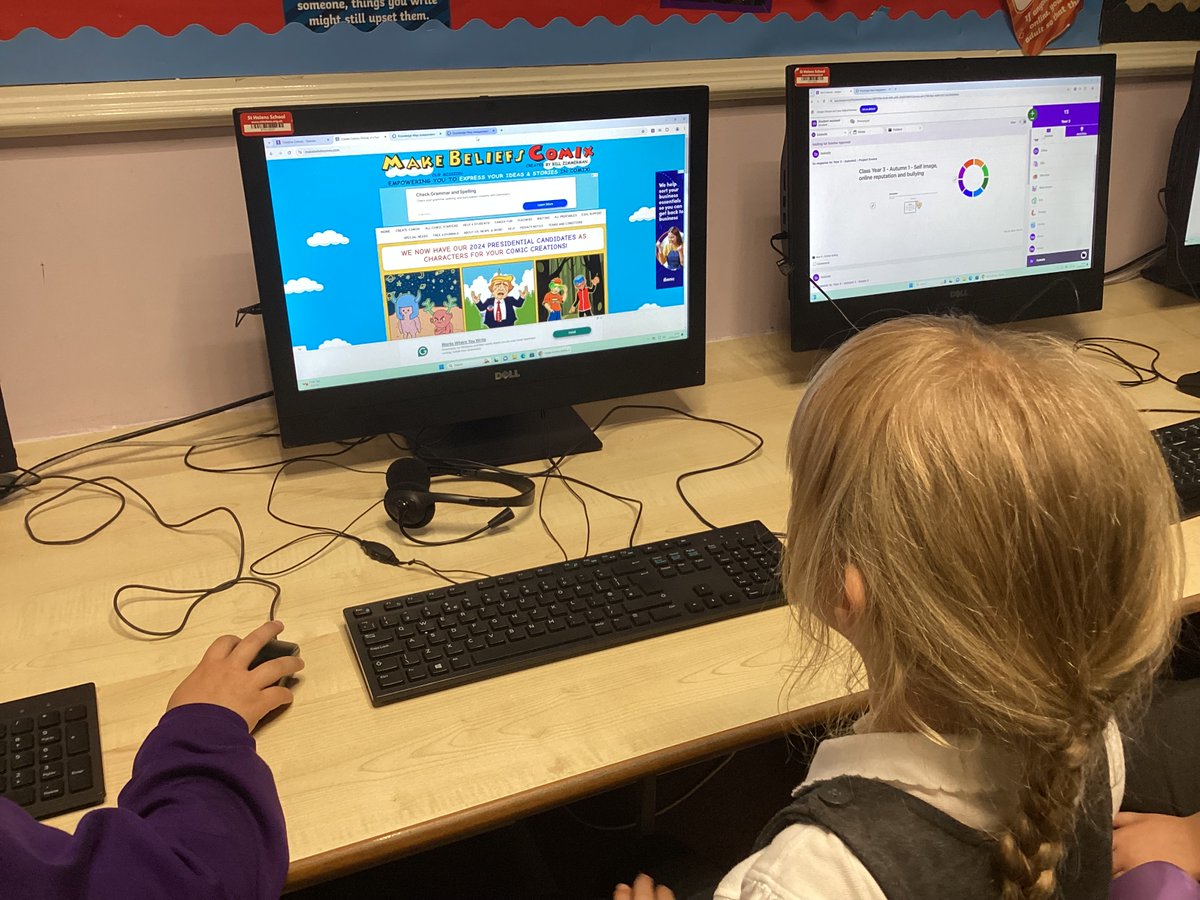 Year 3 have been learning about self identify in <a href="/SWGfL_Official/">SWGfL - Safe, Secure, Online</a> Project Evolve, we have also started exploring characters and speech bubbles in @makebeliefscomics <a href="/GarswoodPrimary/">Garswood School</a> @CalderbankMrs