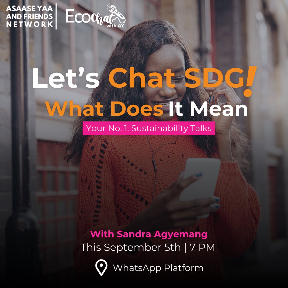 _asaaseyaa's tweet photo. 🌍 Salut to all friends of Asaase Yaa!

We’re excited to announce “The Eco Chat with AY”-a new series where we dive into key climate discussions and simplify the sustainability buzzwords we hear every day. 
Join us to explore more topics and share your ideas! 🌱
#GreenFuture https://t.co/oboRku0bSp
