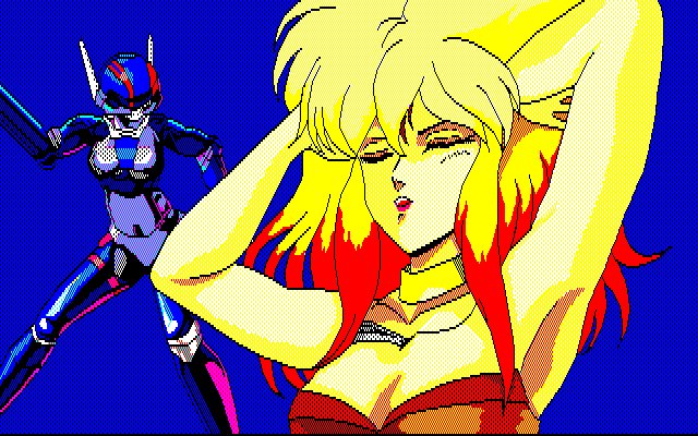 pc88mad's tweet image. 【Trouble &amp;amp; Confusion（PC88同人）】日替わりレビューその1398
15パズル系のPZLゲーム。イクサー等のアニメのCGを揃える内容である。これ系のゲームはコメントに困るんだよなぁ。よく知らないアニメとかだと尚更だｗ 全8面構成。
#クリアしたゲームを毎日1本レビュー #PC88　#PC8801　#PC88同人